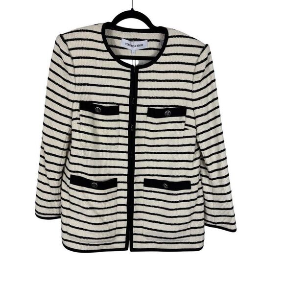 NWT Veronica Beard Foster Dickey Jacket- Size 12 - Picture 5 of 12